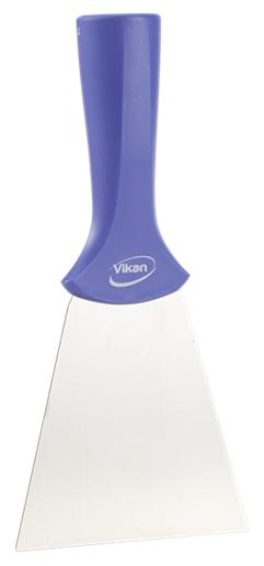 Vikan Stainless Steel Scraper with Threaded Handle, 100 mm Purple