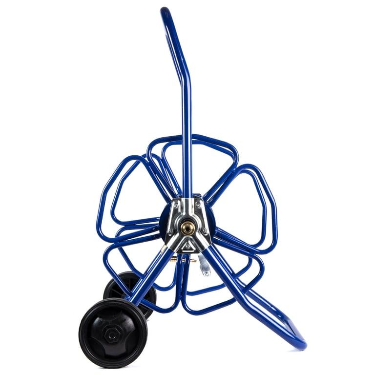 Hose Reel Wheeled Trolley Blue