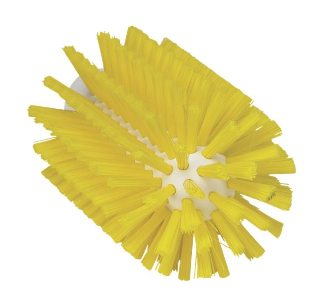 Vikan Hard Pipe Brush for handle 77 mm Diameter Yellow