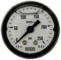 Pressure Gauge Back Entry Plastic 250bar