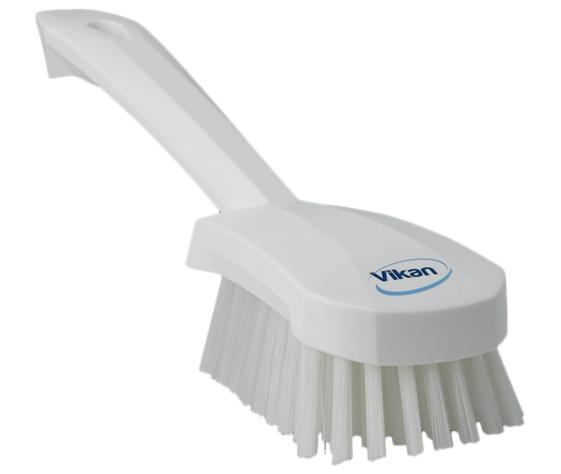 Vikan Hard Short Handle Washing Brush 270 mm White