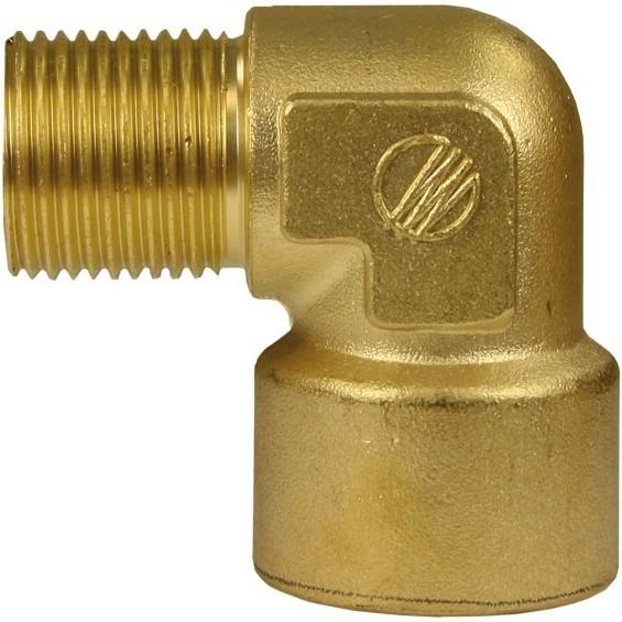 Brass M/F Elbow 3/8"