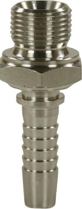 Crimp Nipple Male Hosetail DN12 + 1/2"M