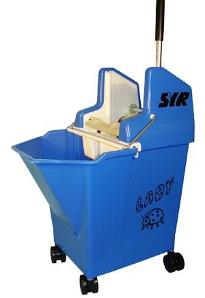 Lady-Bug Mop Bucket Blue