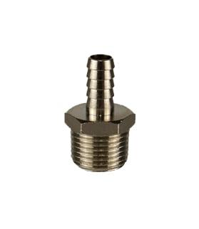 BSPT Chrome Hosetail 3/8" x 1/2"