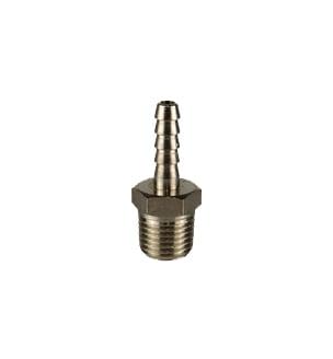 BSPT Chrome Hosetail 1/4" X 1/4"
