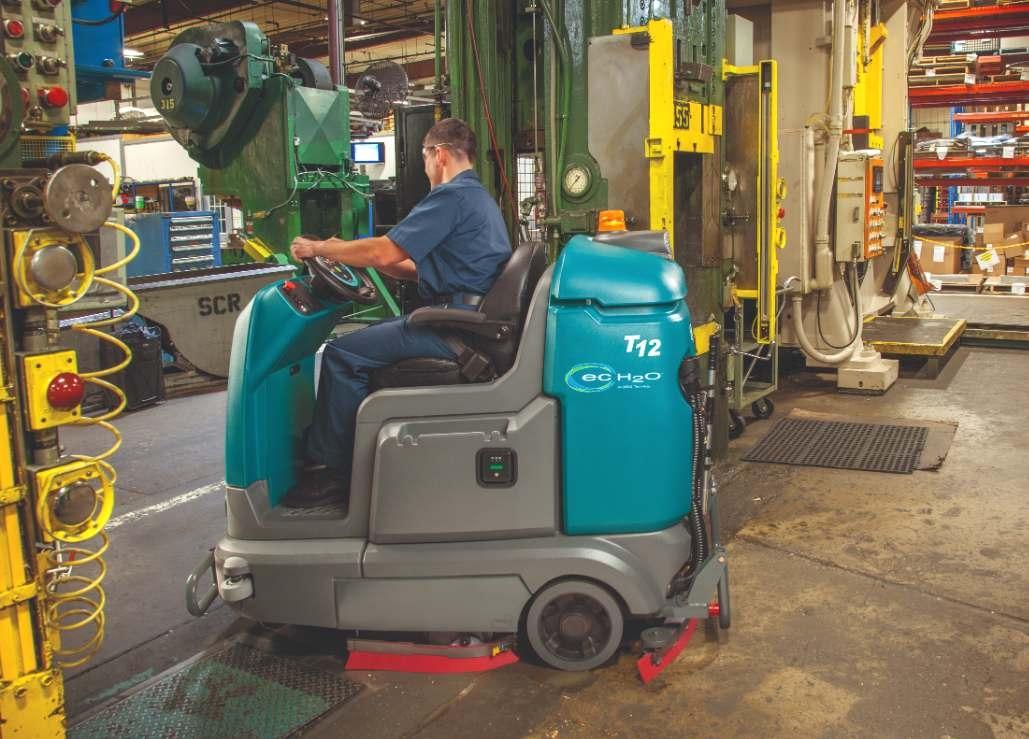 Tennant T12 Ride On Scrubber Dryer