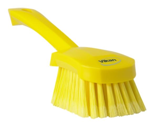 Vikan Soft/Split Short Handle Washing Brush 270 mm Yellow