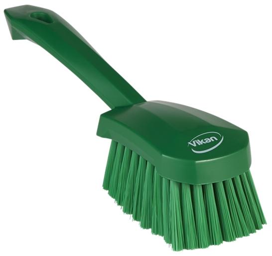 Vikan Brush Short Handle 270mm Soft Green