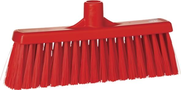 Vikan Medium Straight Neck Broom 310mm Red