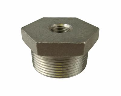Stainless Steel Hexagon Bushes 1½" x 3/8"
