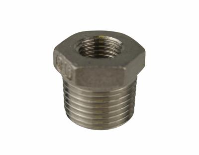 Stainless Steel Hexagon Bushes 1/2" x 1/4"