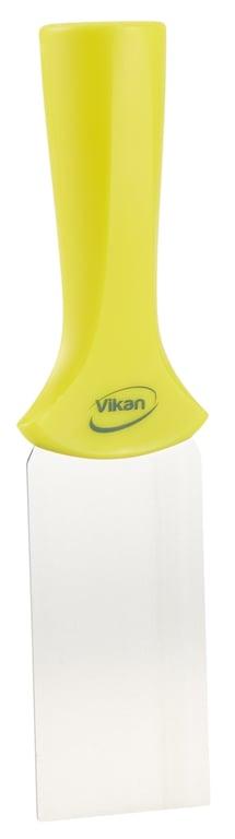 Vikan Stainless Steel Scraper with Threaded Handle, 50 mm Yellow 