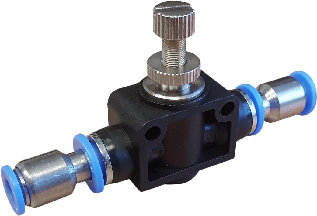 Flow Control Valve with 6mm OD Fittings