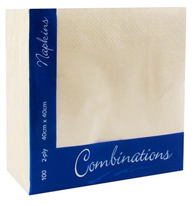 Napkin Coloured 2ply 40cm (2000)