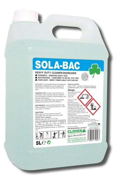 Clover Sola-Bac Alkali Degreaser