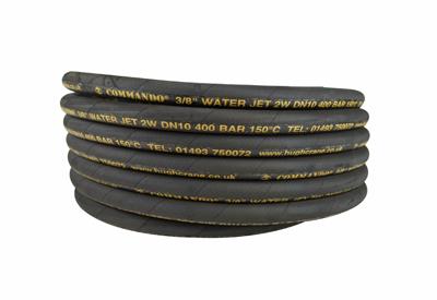 Commando Steam Hose Black 3/8"