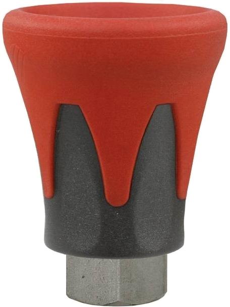 Nozzle Protector Plastic 1/4"F Red