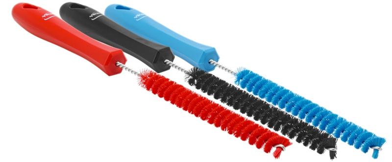 Vikan Hard Short Handle Tube Brush 15mm diameter