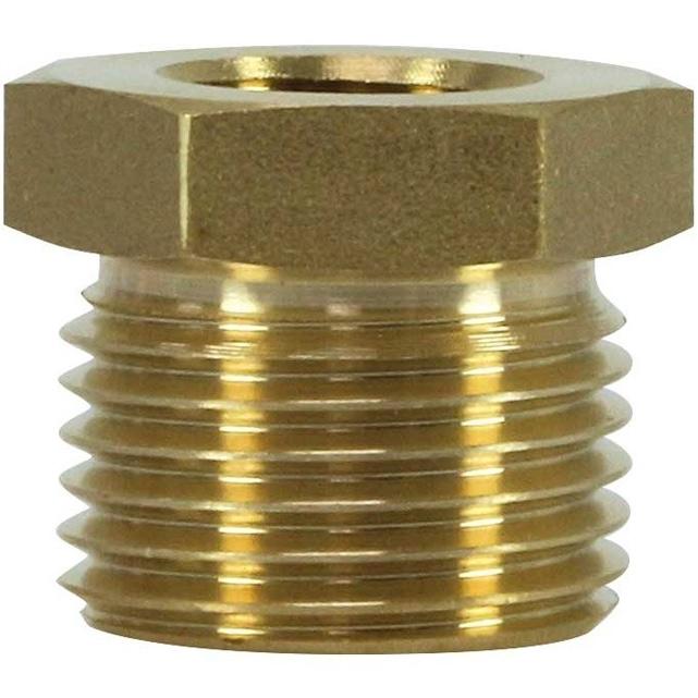 Reduction Nipple Brass 3/4"M - 1/2"F