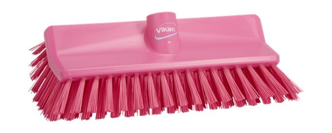 Vikan Medium Hi-Low Broom 265mm Pink