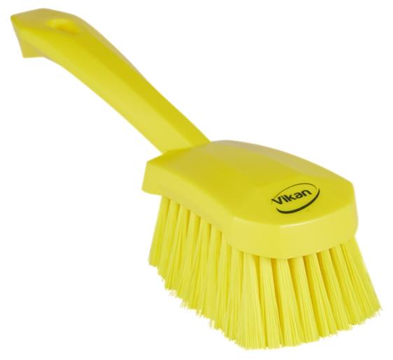 Vikan Brush Short Handle 270mm Soft Yellow