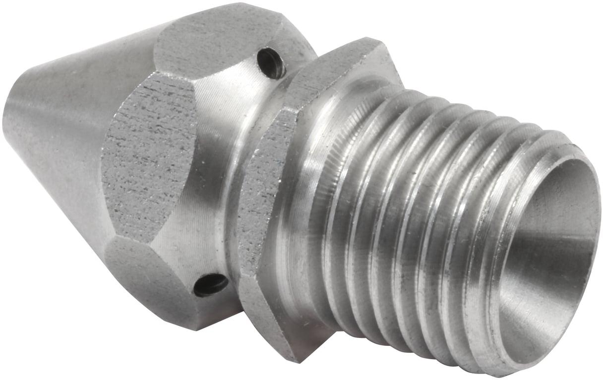 Stainless Steel Sewer Nozzle 1/4"M 