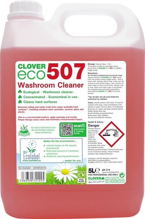 Clover Eco 507 Washroom Cleaner 5L