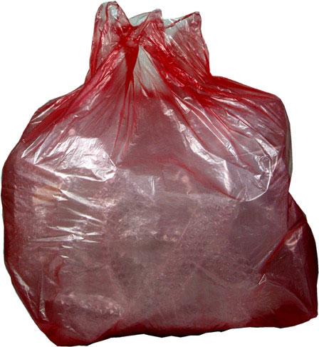 Coloured Refuse Sacks Red