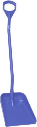 Vikan Ergonomic Shovel - Long Handle - Large Blade Purple