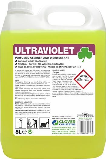 Clover Ultraviolet Cleaner & Disinfectant 5L