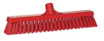 Vikan Soft/Hard Broom 410mm Red