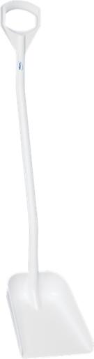 Vikan Ergonomic Shovel - Long Handle - Small Blade White