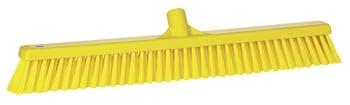 Vikan Soft/Hard Broom 610mm Yellow