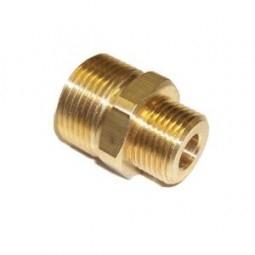Screw brass coupling Male to Male 3/8"