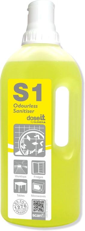 Clover DoseIt S1 Odourless Sanitiser 1L