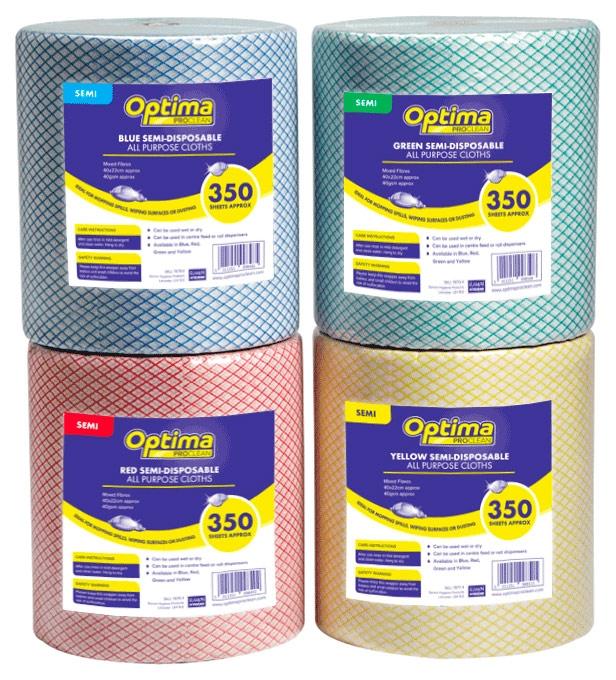 Optima Lightweight All Purpose Cloth Rolls