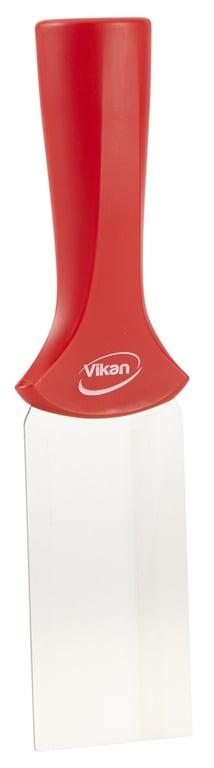 Vikan Stainless Steel Scraper with Threaded Handle, 50 mm Red 