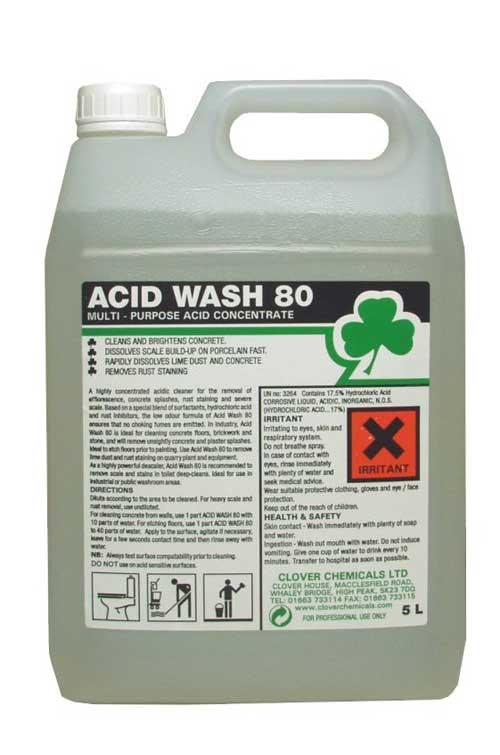Clover Acid Wash 80 5L