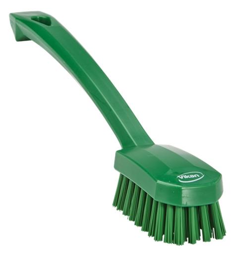Vikan Medium Long Handle Utility Brush 260 mm Green