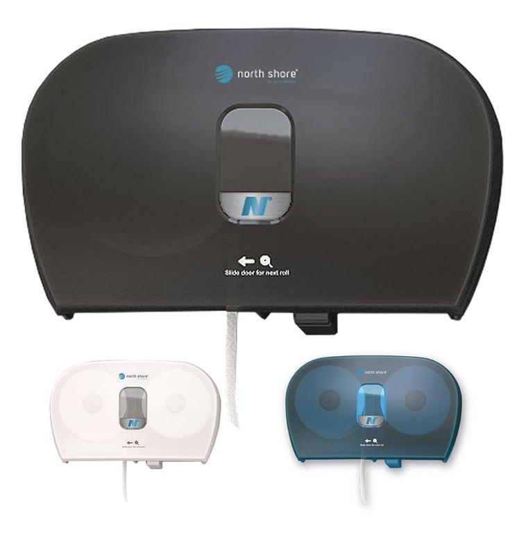 North Shore Side by Side Toilet Tissue Dispenser