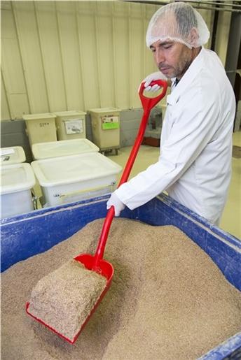 Vikan Ergonomic Shovel - Long Handle - Small Blade