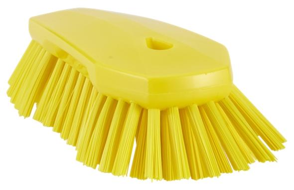 Vikan Very Hard Hand Brush 240mm Yellow