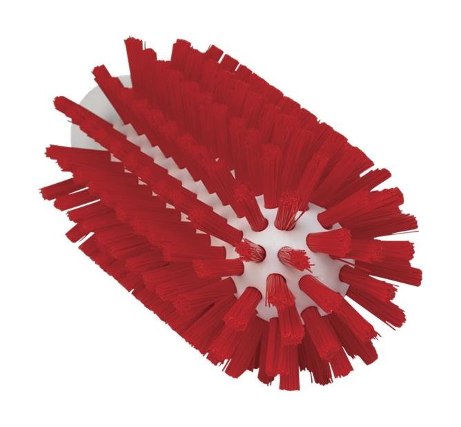 Vikan Hard Pipe Brush for handle 63 mm Diameter Red