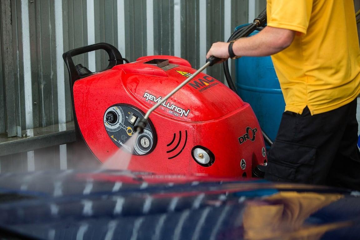 MAC Drop Revolution Hot Mobile Pressure Washer