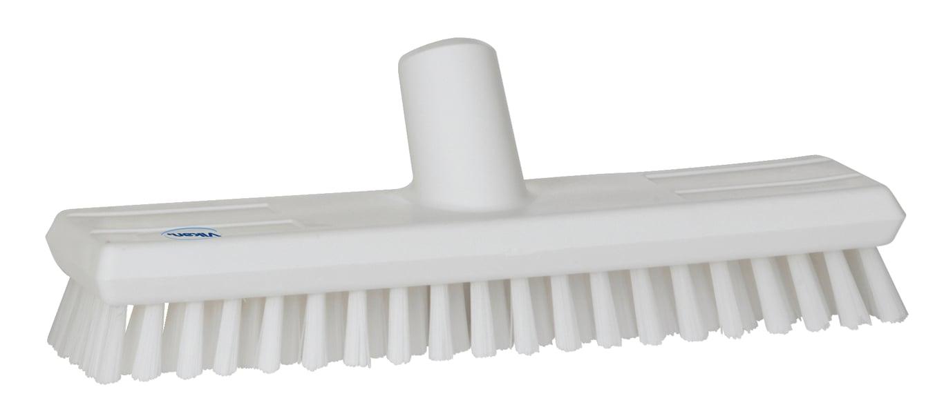 Vikan Very Hard Waterfed Deck Scrub 270mm White
