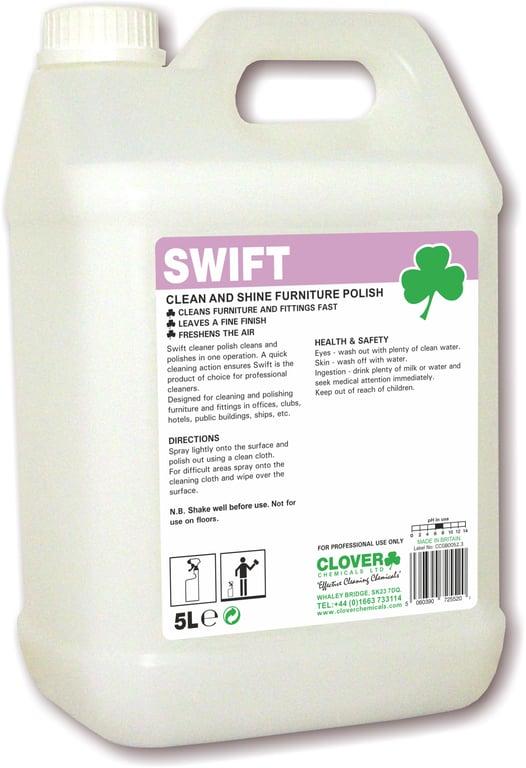 Clover Swift Furniture Polish 5L