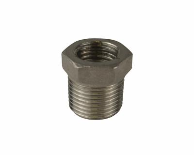 Stainless Steel Hexagon Bushes 3/8" x 1/4"