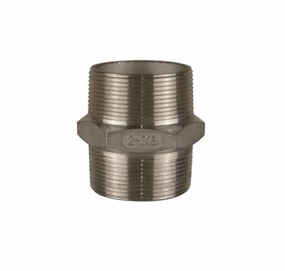 Stainless Steel Hexagon Nipple 2"
