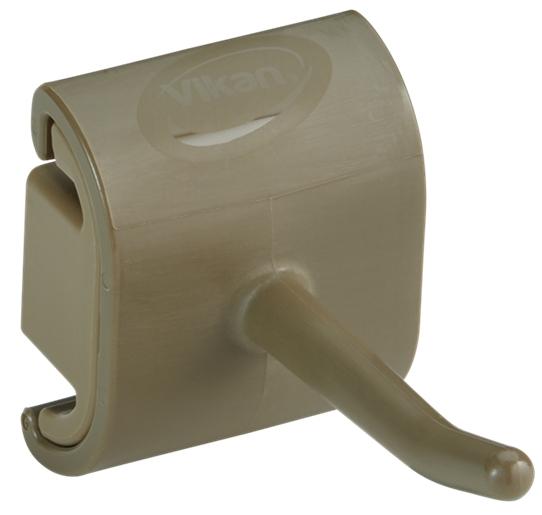 Vikan Wall Bracket Single Hook Module Brown